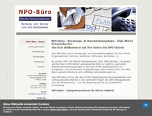 Tablet Screenshot of npo-buero.com